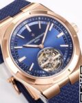 BBR Factory Replica Vacheron Constantin Overseas 6000V/110R-B733 Blue Rubber Straps