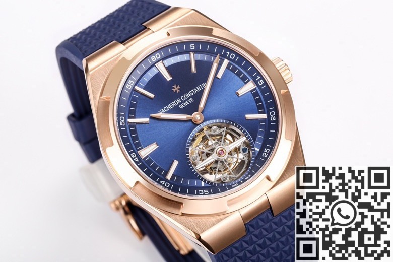 BBR Factory Replica Vacheron Constantin Overseas 6000V/110R-B733 Blue Rubber Straps