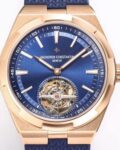 BBR Factory Replica Vacheron Constantin Overseas 6000V/110R-B733 Blue Rubber Straps