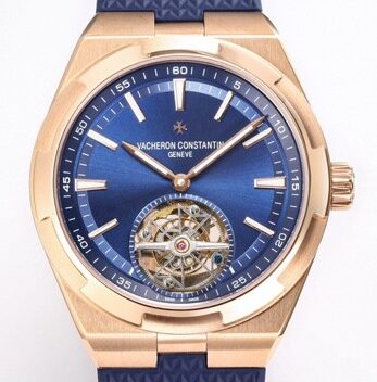 BBR Factory Replica Vacheron Constantin Overseas 6000V/110R-B733 Blue Rubber Straps