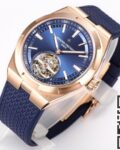 BBR Factory Replica Vacheron Constantin Overseas 6000V/110R-B733 Tourbillon Blue Strap Serie