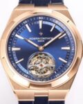 BBR Factory Replica Vacheron Constantin Overseas 6000V/110R-B733 Tourbillon Blue Strap Serie