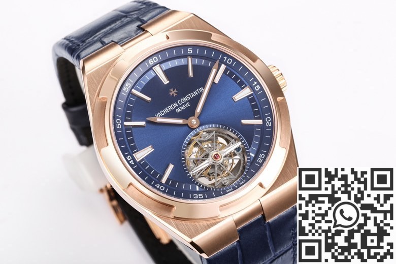 BBR Factory Replica Vacheron Constantin Overseas 6000V/110R-B733 Tourbillon Blue Strap Serie