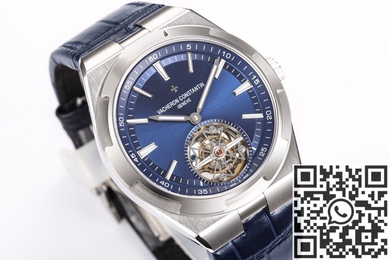 BBR Factory Replica Vacheron Constantin Overseas 6000V/110A-B544 Tourbillon Blue Strap Series