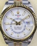 Noob Factory Replica Rolex Sky Dweller M326933-0009 White Dial Series