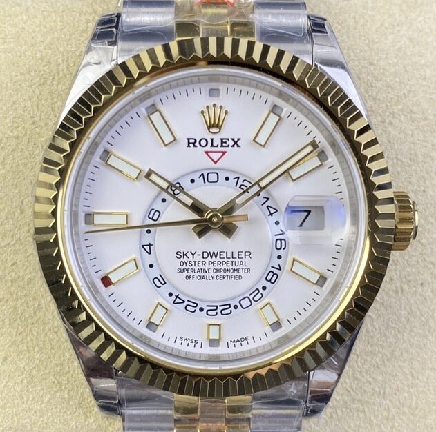 Noob Factory Replica Rolex Sky Dweller M326933-0009 White Dial Series