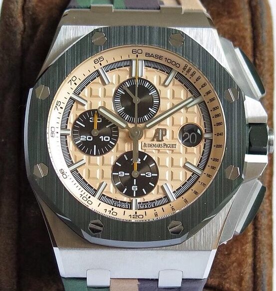 Diamond AP Replica Royal Oak Offshore 26400SO JF Factory