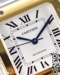 Cartier Watch Fake - BV Factory Santos W2SA0016 White Dial