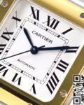 Cartier Watch Fake - BV Factory Santos W2SA0016 White Dial