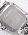 Cartier Watch Fake - BV Factory Santos W2SA0016 White Dial