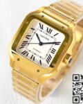 BV Factory Replica Cartier Santos WGSA0030 Gold Watch Case Series