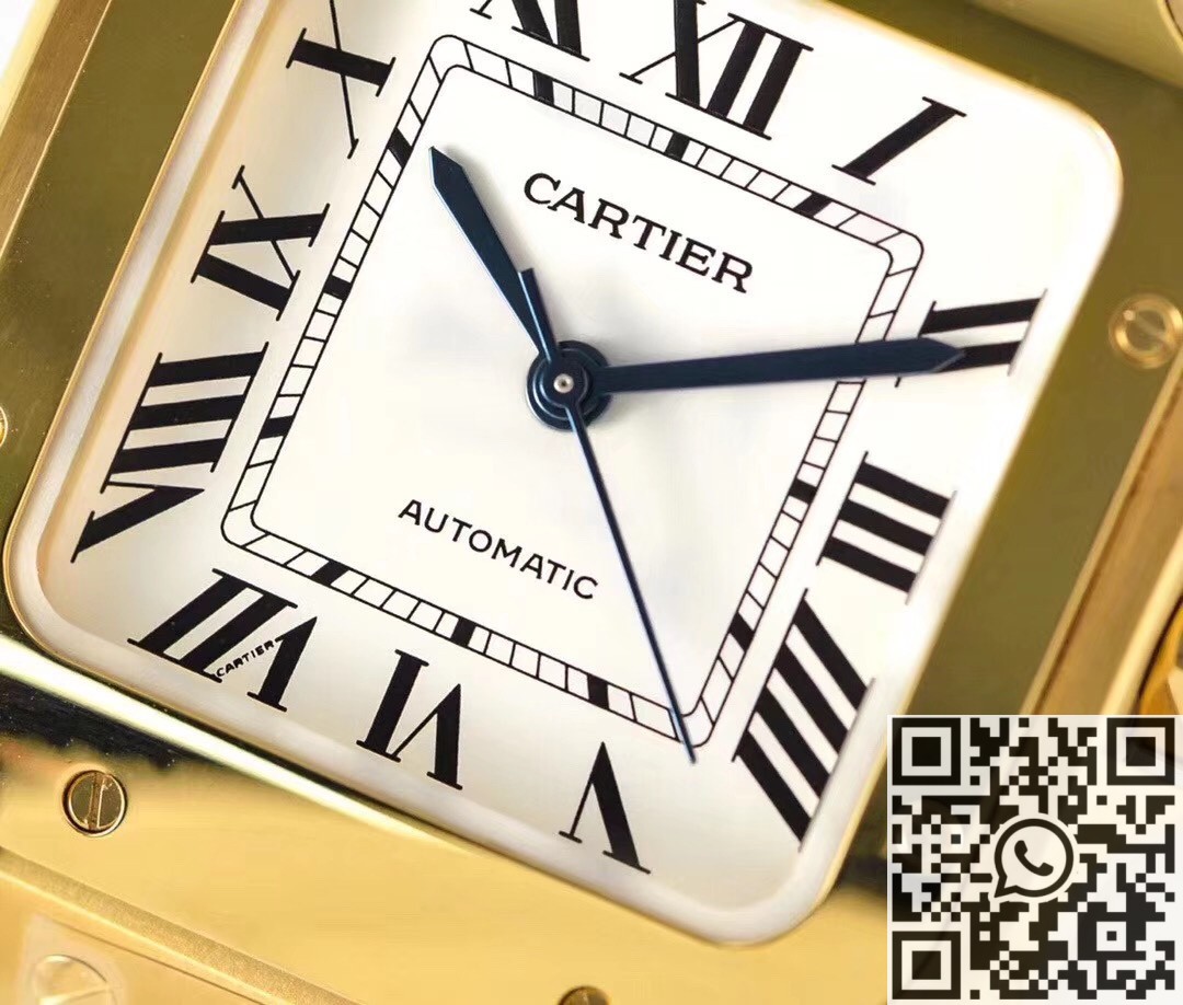 BV Factory Replica Cartier Santos WGSA0030 Gold Watch Case Series