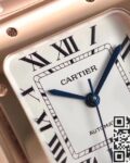 BV Factory Replica Cartier Santos WGSA0031 Rose Gold Case Series