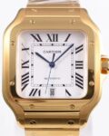 BV Factory Replica Cartier Santos WGSA0029 Gold Watch Case Series