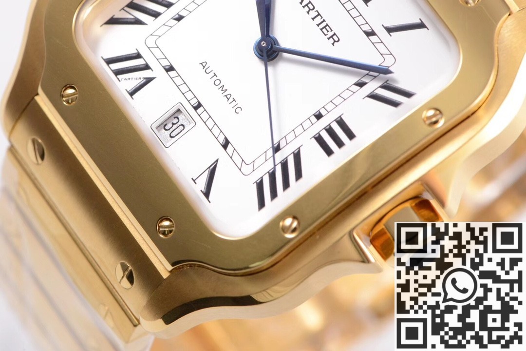 BV Factory Replica Cartier Santos WGSA0029 Gold Watch Case Series