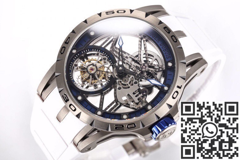 BBR Factory Replica Roger Dubuis Excalibur Spider RDDBEX0479 Tourbillon Titanium Case Series