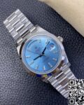 EW Factory Replica Rolex Day Date M228206-0002 Ice Blue Dial Series