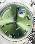 EW Factory Replica Rolex Day Date M228239-0033 Olive Green Dial Series