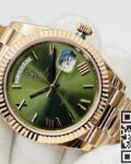 EW Factory Replica Rolex Day Date M228235-0025 Olive Green Dial Series