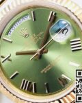 EW Factory Replica Rolex Day Date M228235-0025 Olive Green Dial Series