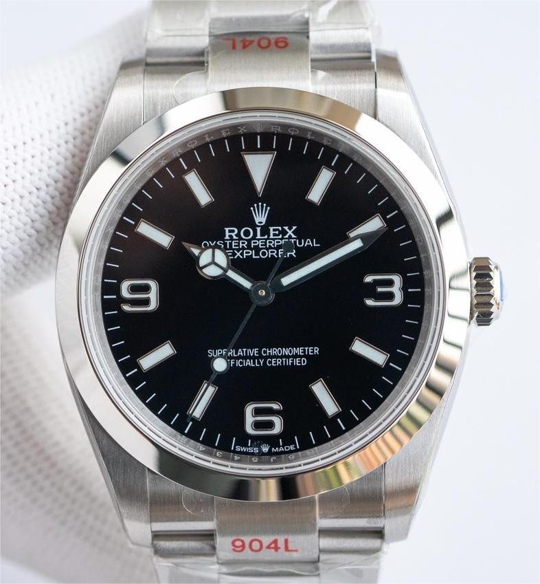 EW Factory Replica Rolex Explorer M124270-0001 Black Dial Series 904L 36mm