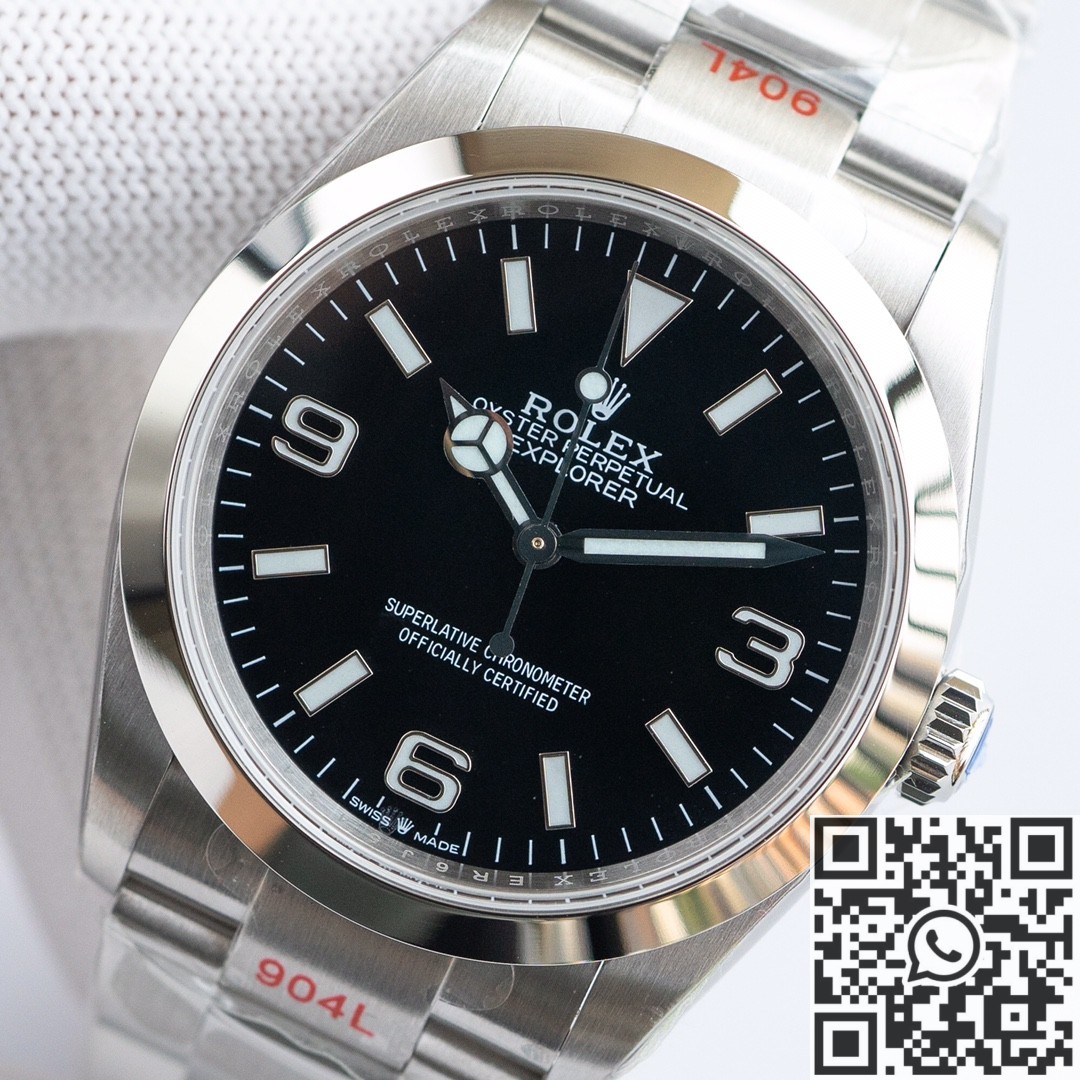 EW Factory Replica Rolex Explorer M124270-0001 Black Dial Series 904L 36mm