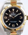 EW Factory Replica Rolex Explorer M124273-0001 Black Dial Series 36mm