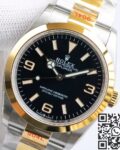 EW Factory Replica Rolex Explorer M124273-0001 Black Dial Series 36mm