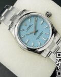 EW Factory Replica Rolex Oyster Perpetual M126000-0006 Tiffany Blue Dial Series 36mm