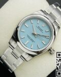 EW Factory Replica Rolex Oyster Perpetual M126000-0006 Tiffany Blue Dial Series 36mm