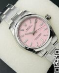 EW Factory Replica Rolex Oyster Perpetual M126000-0008 Pink Dial Series 36mm