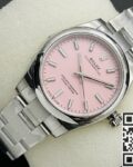 EW Factory Replica Rolex Oyster Perpetual M126000-0008 Pink Dial Series 36mm