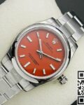 EW Factory Replica Rolex Oyster Perpetual M126000-0007 Coral Red Dial Series 36mm