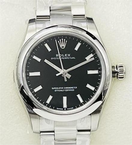 EW Factory Replica Rolex Oyster Perpetual M126000-0002 Black Dial Series 36mm