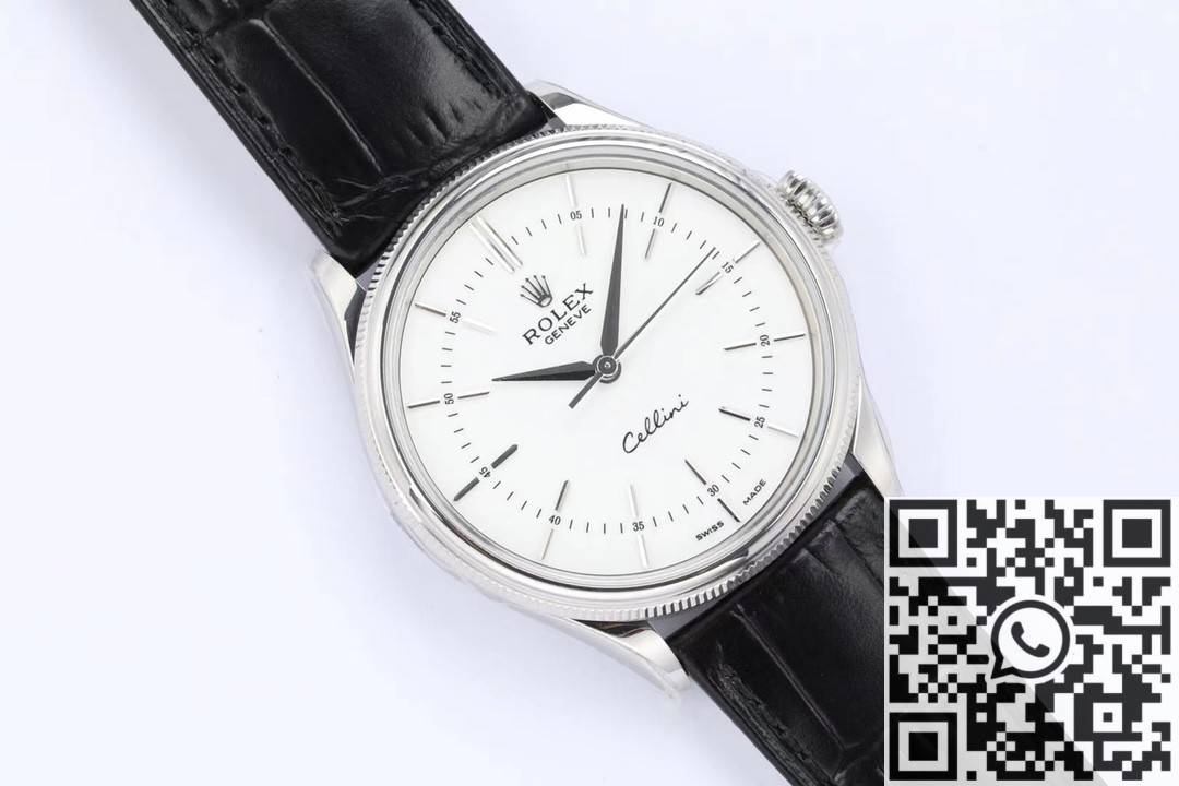 EW Factory Replica Rolex Cellini Moonphase M50509-0016 White Dial Series