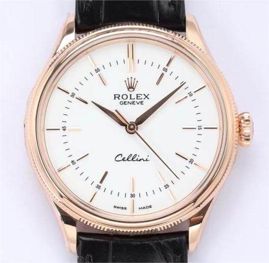 EW Factory Replica Rolex Cellini Moonphase M50505-0021 White Dial Series