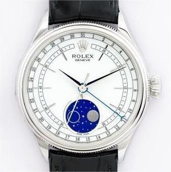 EW Factory Replica Rolex Cellini Moonphase M50535-0002 White Dial Series