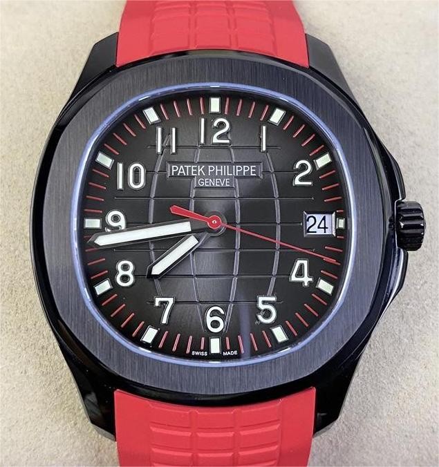 ZF Factory Modify a Patek Philippe Aquanaut 5167 DLC Black Dial Series AAA