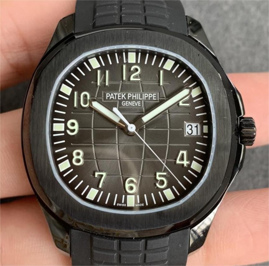 ZF Factory Replica Patek Philippe Aquanaut 5167A Black Rubber Strap