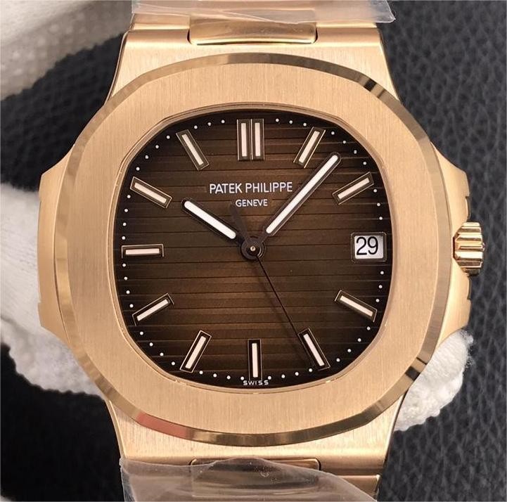 3K Factory Replica Patek Philippe Nautilus 5711/1R-001 Rose Gold