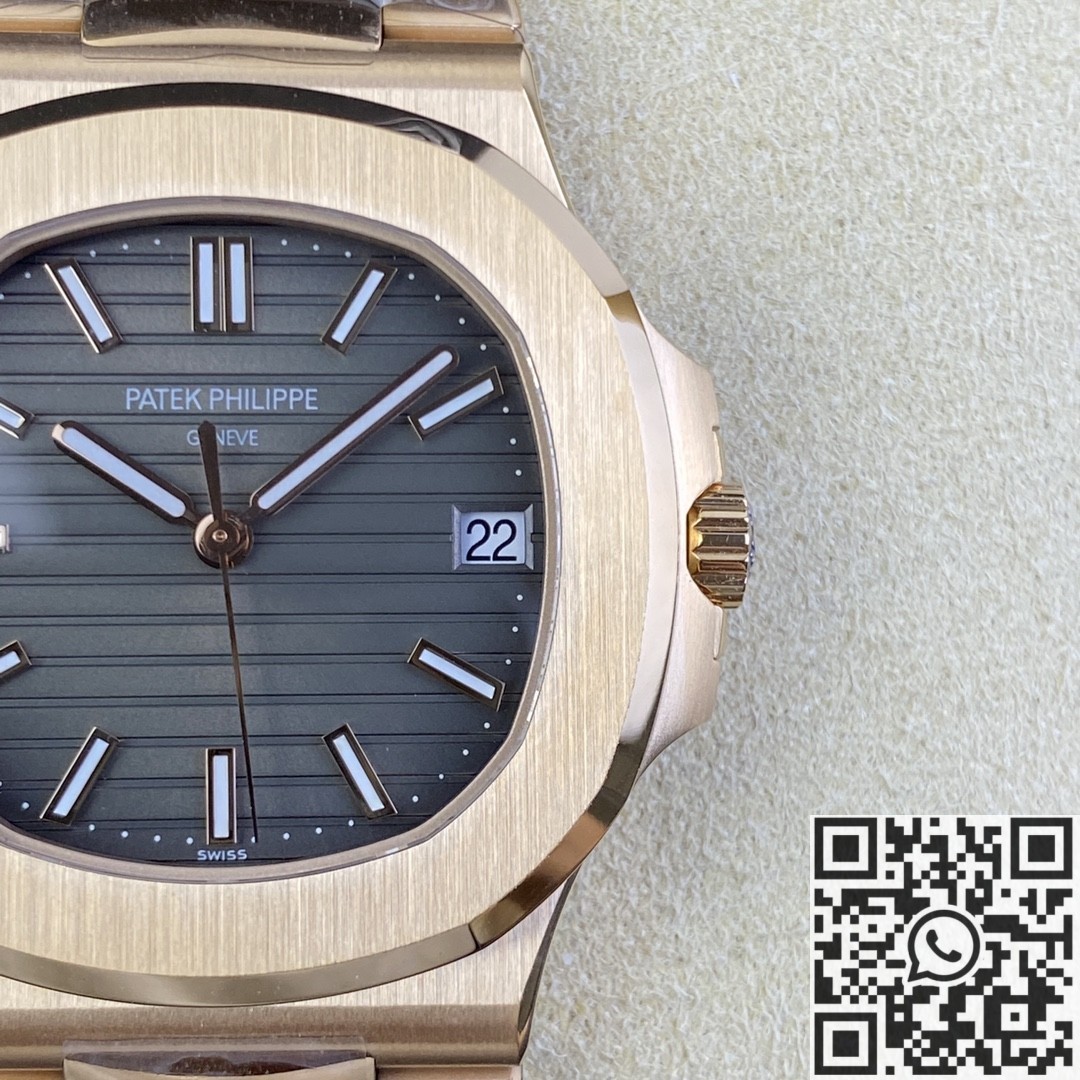 3K Factory Replica Patek Philippe Nautilus 5711R-001 Gold Watch