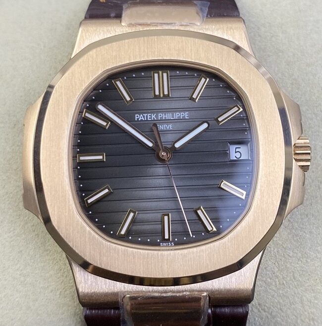 3K Factory Replica Patek Philippe Nautilus 5711R Dark Gray Dial