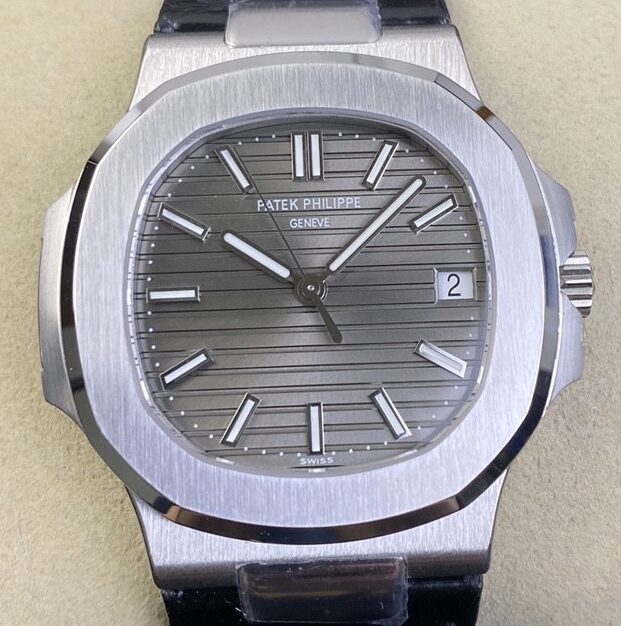 3K Factory Replica Patek Philippe Nautilus 5711G-001 Dark Gray Dial