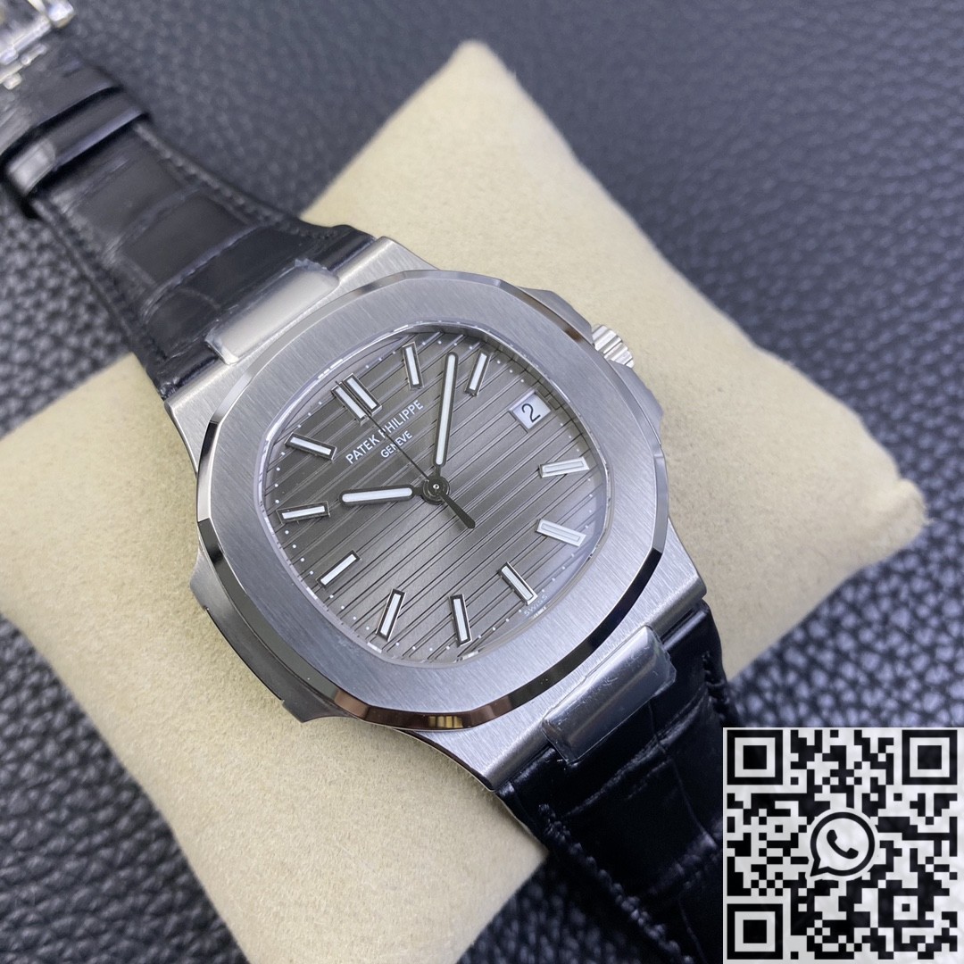 3K Factory Replica Patek Philippe Nautilus 5711G-001 Dark Gray Dial