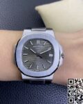 3K Factory Replica Patek Philippe Nautilus 5711G-001 Dark Gray Dial