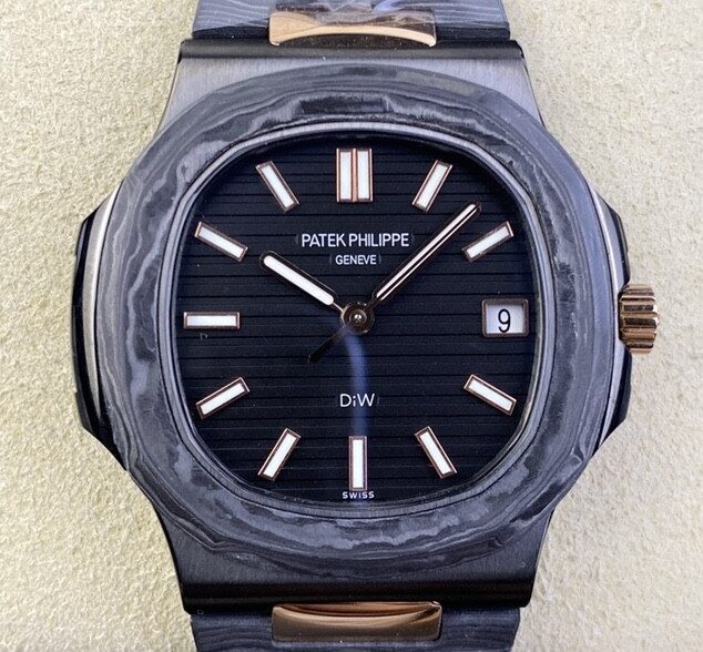 Customized Patek Philippe Nautilus 5711 Carbon Fiber Gold Case Series