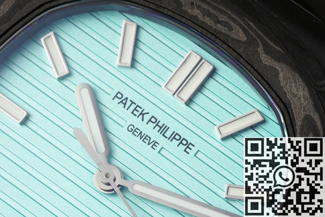 Customized Patek Philippe Nautilus 5711 Carbon Fiber Tiffany Blue Dial Series