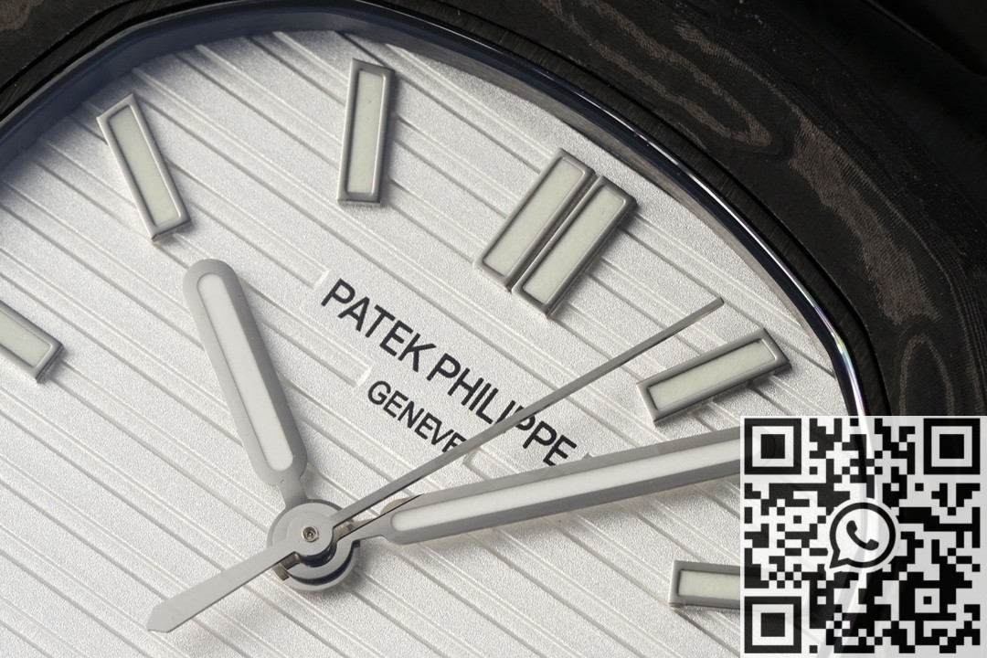 Customized Patek Philippe Nautilus 5711 Carbon Fiber White Dial Series