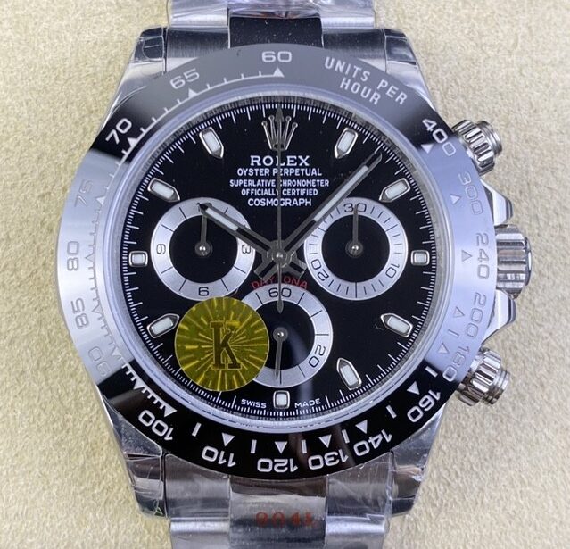 King Factory Replica Rolex Cosmograph Daytona M126500LN-0002 Black Dial Series