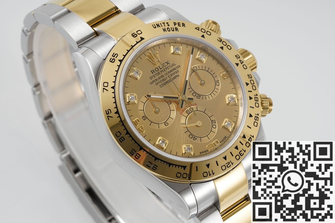 King Factory Replica Rolex Cosmograph Daytona M116503-0006 Golden Panda Dial